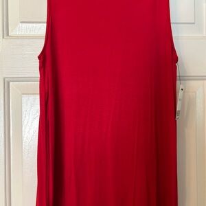 Nine West Red Sleeveless Tank Top